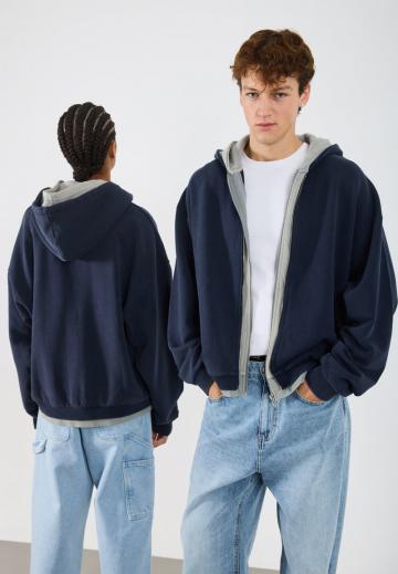 Пуловер с капюшоном