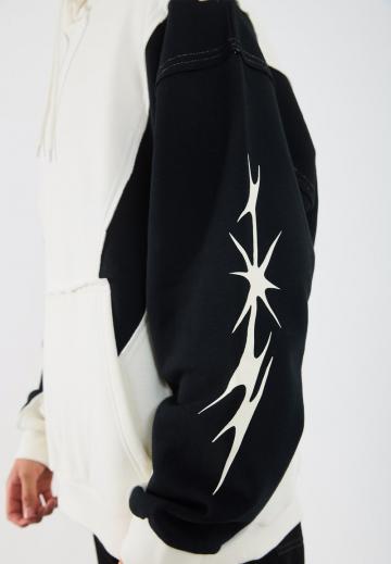 Пуловер с капюшоном