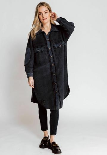 Длинный жилет