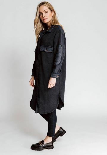 Длинный жилет