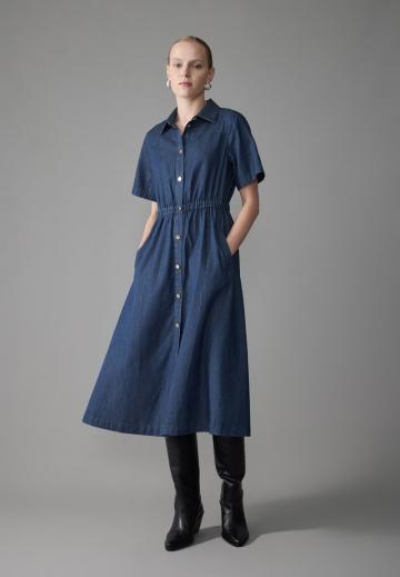 Джинсовое платье