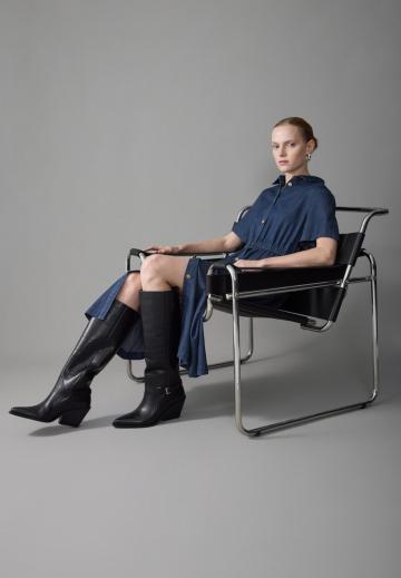 Джинсовое платье