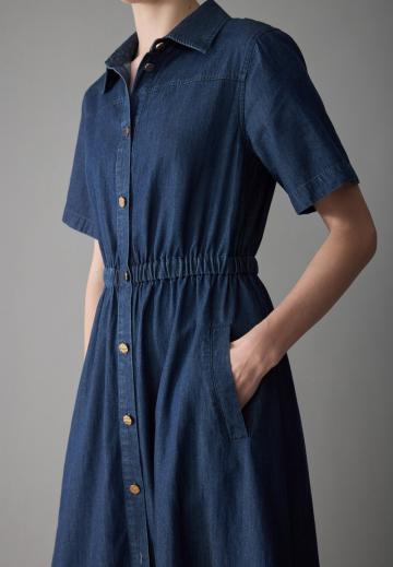 Джинсовое платье