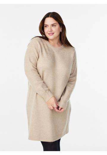 Вязаное платье