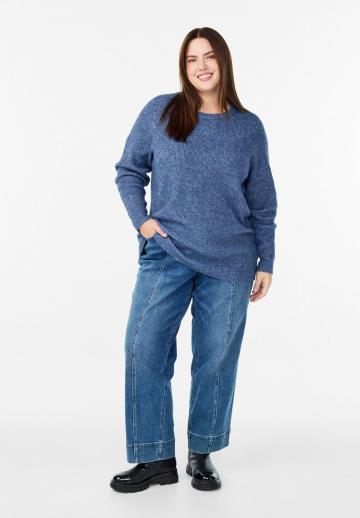 Длинный пуловер