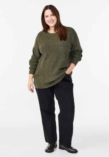 Длинный пуловер