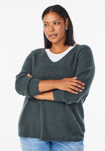 Длинный пуловер