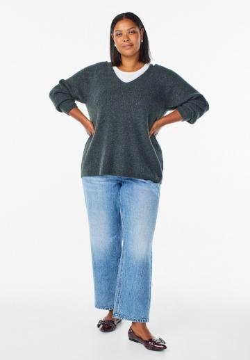 Длинный пуловер