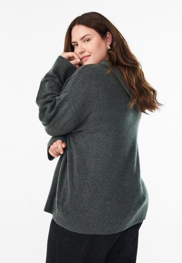 Пуловер с капюшоном