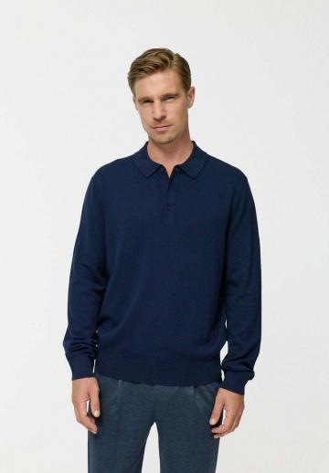 Поло с длинным рукавом