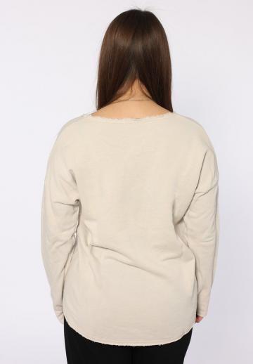 Длинный пуловер