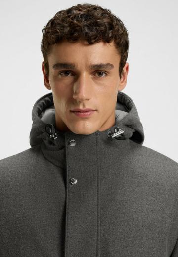 Шерстяное пальто