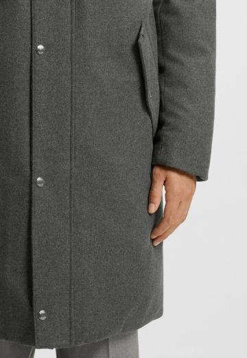 Шерстяное пальто