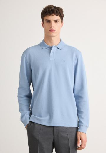 Поло с длинным рукавом