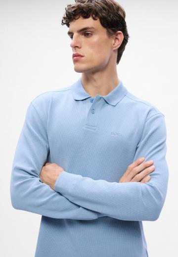 Поло с длинным рукавом