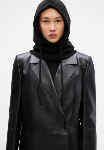 Кожаное пальто