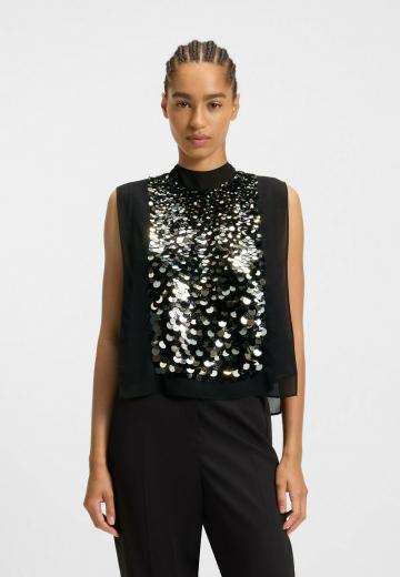 Блузка без рукавов