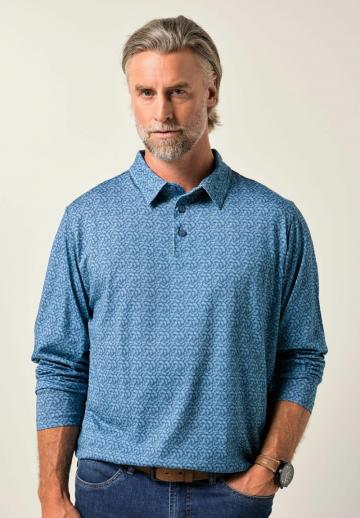 Поло с длинным рукавом