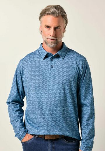 Поло с длинным рукавом