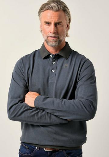 Поло с длинным рукавом