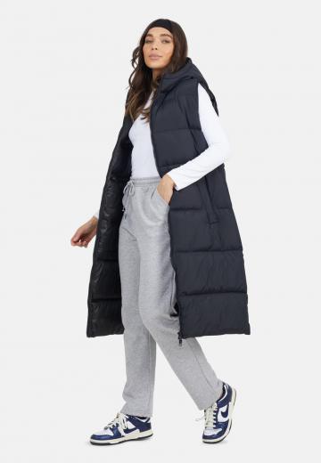 Длинный жилет