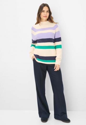Пуловер в полоску