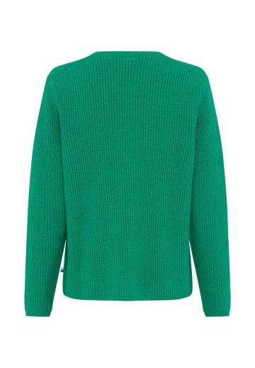 Пуловер с вырезом V