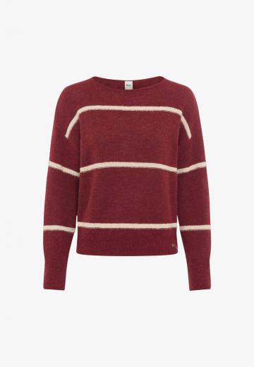 Пуловер в полоску