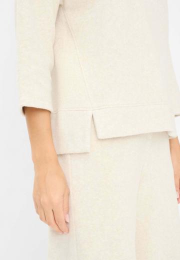 Пуловер с рукавом три четверти