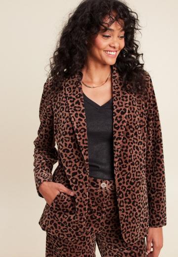 Длинный блейзер