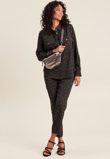 Атласная блузка