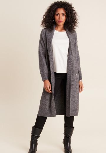 Длинный кардиган