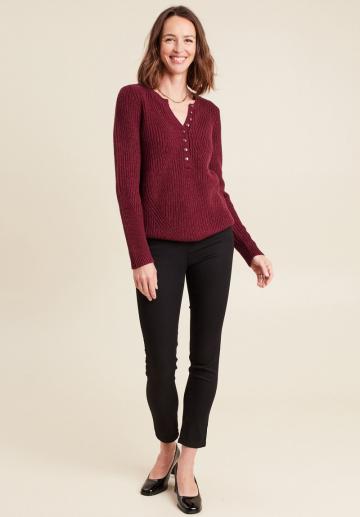 Длинный пуловер