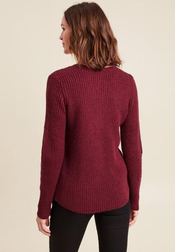 Длинный пуловер