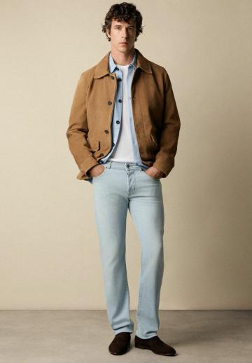 Прямые джинсы