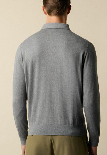 Поло с длинным рукавом