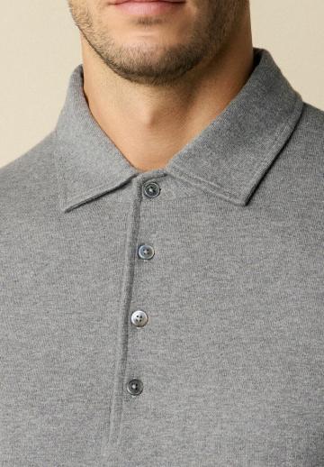 Поло с длинным рукавом