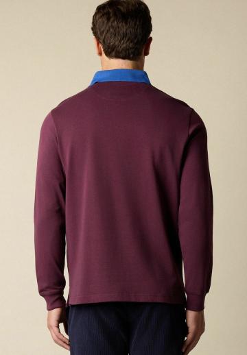 Поло с длинным рукавом