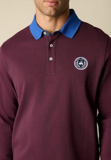 Поло с длинным рукавом