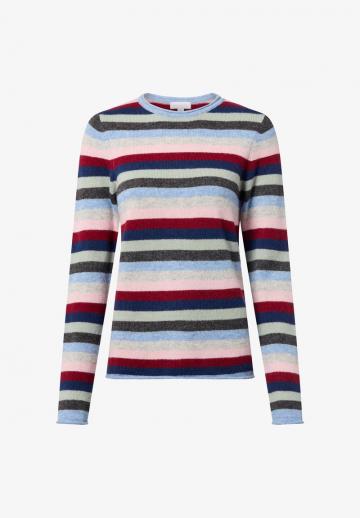 Пуловер в полоску