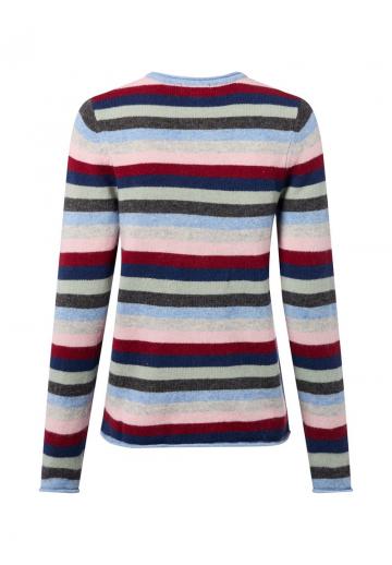 Пуловер в полоску