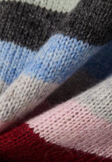 Пуловер в полоску