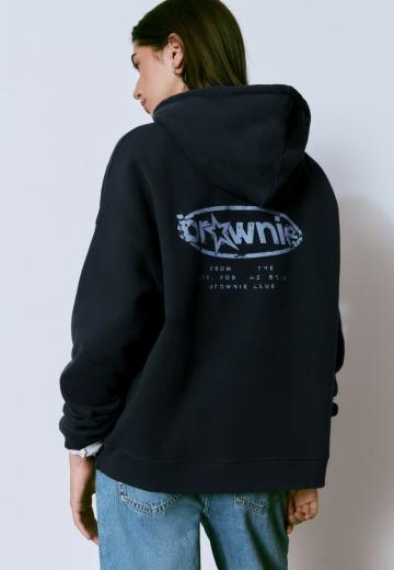 Пуловер с капюшоном