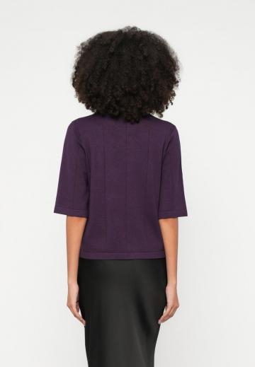 Пуловер с коротким рукавом