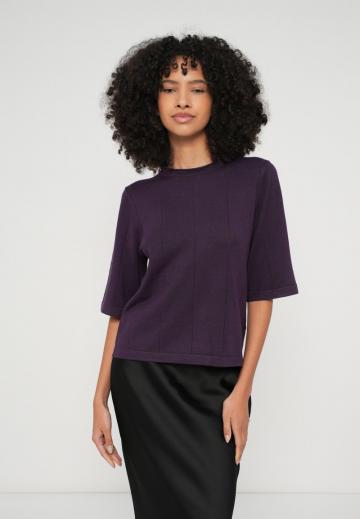 Пуловер с коротким рукавом