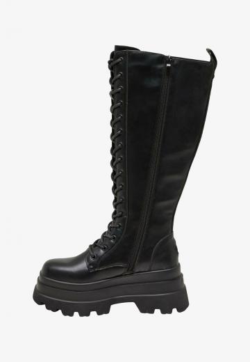 Сапоги на шнуровке