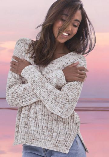 Длинный пуловер