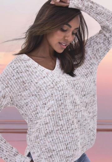 Длинный пуловер