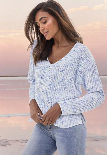 Длинный пуловер