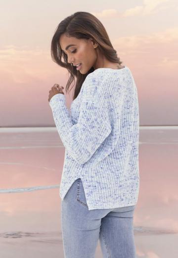 Длинный пуловер